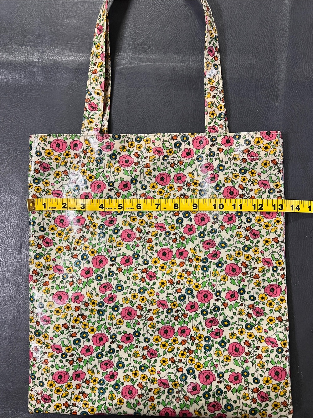 Liberty of London for Target Pink Floral Oilcloth Tote Bag - Picture 10 of 11